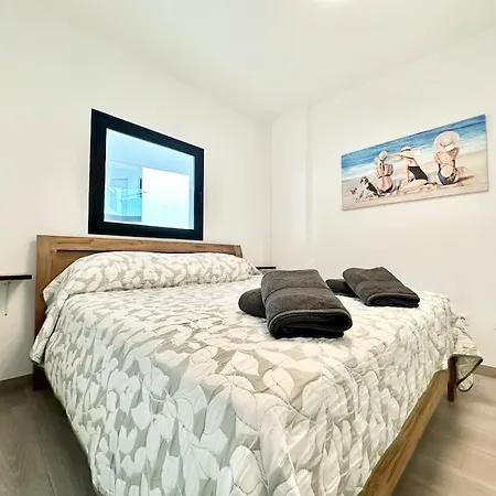 El Palmito En Centro, Terraza Privada, Cocina Completa Y Wifi Apartment Corralejo