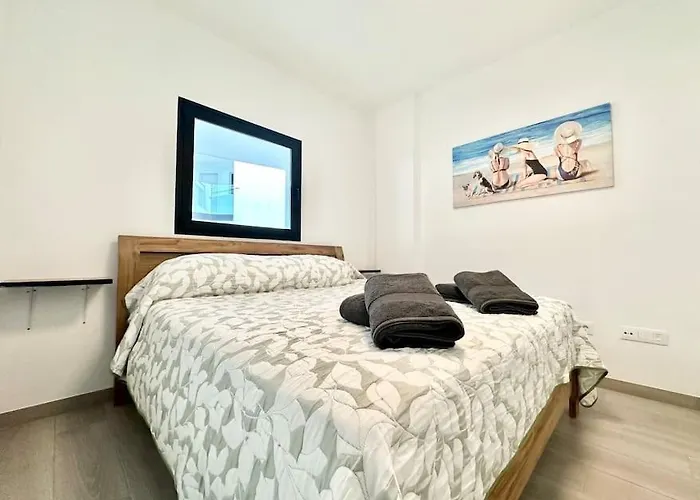 El Palmito En Centro, Terraza Privada, Cocina Completa Y Wifi Lägenhet Corralejo
